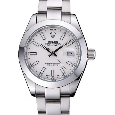 Aaa fake watches Datejust Case 622266 Rolex Steel Stainless Dial White 0624